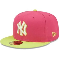 Men's New York Yankees New Era Pink 2009 World Series Champions Beetroot Cyber 59FIFTY Fitted Hat -CapNation Shop mens new era pink new york yankees 2009 world series champions beetroot cyber 59fifty fitted hat pi4692000 altimages ff 4692820 720199cb8d272f7d593ealt3 full