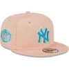 Men's New York Yankees New Era Pink Sky Aqua Undervisor 9FIFTY Snapback Hat -CapNation Shop mens new era pink new york yankees sky aqua undervisor 9fifty snapback hat ss5 p 200015888pv 1u paliyowxbqqspltajcwbv mkruiailfdplclsi9wwv