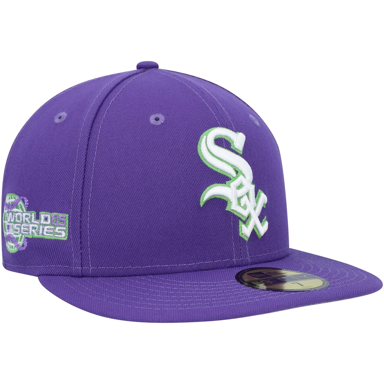 Men's Chicago White Sox New Era Purple Lime Side Patch 59FIFTY Fitted Hat 3 Men's Chicago White Sox New Era Purple Lime Side Patch 59FIFTY Fitted Hat