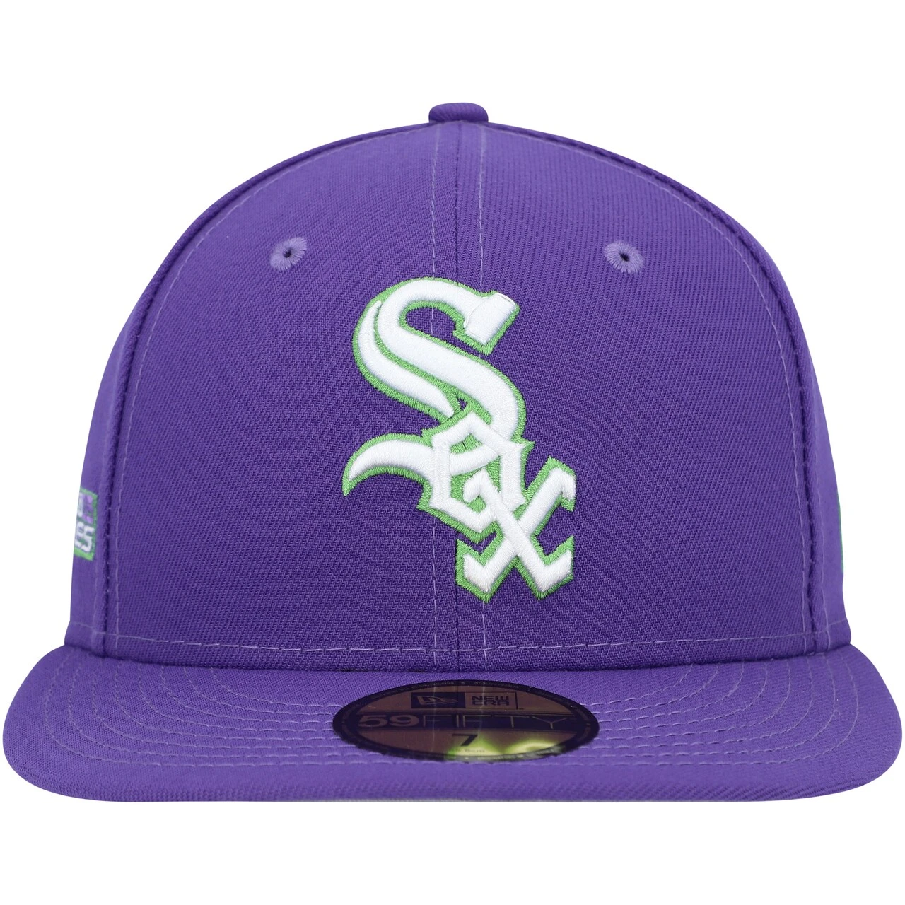 Men's Chicago White Sox New Era Purple Lime Side Patch 59FIFTY Fitted Hat 4 Men's Chicago White Sox New Era Purple Lime Side Patch 59FIFTY Fitted Hat - Image 2