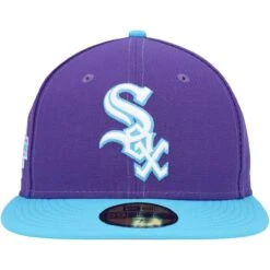 Men's Chicago White Sox New Era Purple Vice 59FIFTY Fitted Hat -CapNation Shop mens new era purple chicago white sox vice 59fifty fitted hat ss5 p 200003575pv 2u e5g3bnfze7pmx2zppab6v mkkvtjpqcrv1hk45r8tb