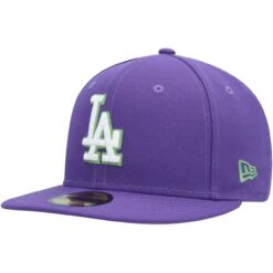 Men's Los Angeles Dodgers New Era Purple Lime Side Patch 59FIFTY Fitted Hat -CapNation Shop mens new era purple los angeles dodgers lime side patch 59fifty fitted hat ss5 p 200003609pv 3u p3znd838jbzxxvab3thjv tma3wcvvcpxkzemwfvdn