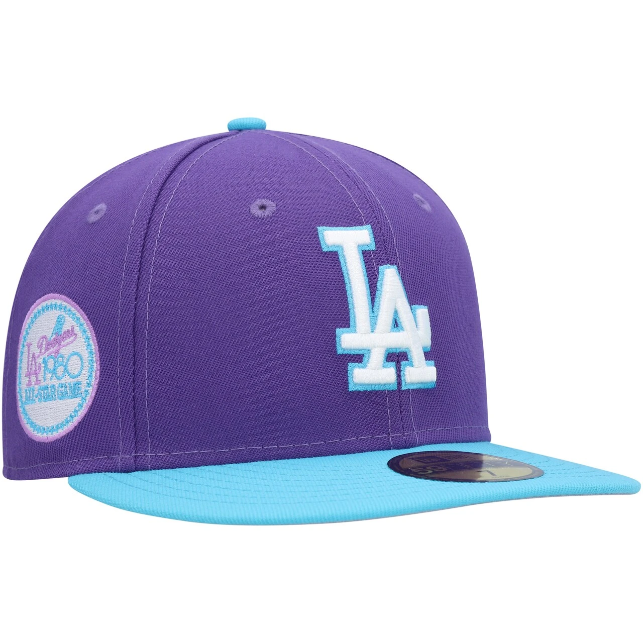 Men's Los Angeles Dodgers New Era Purple Vice 59FIFTY Fitted Hat 3 Men's Los Angeles Dodgers New Era Purple Vice 59FIFTY Fitted Hat