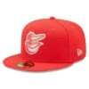 Men's Baltimore Orioles New Era Red Lava Highlighter Logo 59FIFTY Fitted Hat -CapNation Shop mens new era red baltimore orioles lava highlighter logo 59fifty fitted hat ss5 p 4794624pv 1u ewumyrhbqjhco4q4cxe7v cwp9rdefb6dp6hzp9oyo