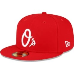 Men's Baltimore Orioles New Era Red Sidepatch 59FIFTY Fitted Hat -CapNation Shop mens new era red baltimore orioles sidepatch 59fifty fitted hat ss5 p 200000184pv 3u eolzjnqoki8btvs6i3ibv bmuzbojuutavidogsprw