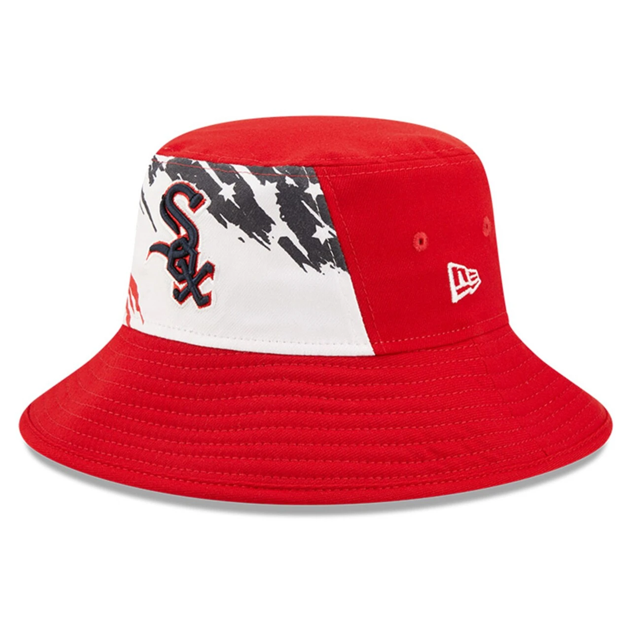 Men's Chicago White Sox New Era Red 2022 4th Of July Bucket Hat 3 Men's Chicago White Sox New Era Red 2022 4th Of July Bucket Hat