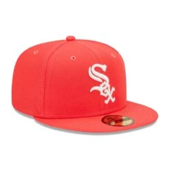 Men's Chicago White Sox New Era Red Lava Highlighter Logo 59FIFTY Fitted Hat -CapNation Shop mens new era red chicago white sox lava highlighter logo 59fifty fitted hat ss5 p 4794626pv 3u wqb5olf9ozuatxgs5mykv nel9t3qys6vuwpecaong