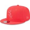 Men's Chicago White Sox New Era Red Spring Color Basic 9FIFTY Snapback Hat -CapNation Shop mens new era red chicago white sox spring color basic 9fifty snapback hat ss5 p 5000302pv 1u j38bpog27bmkb7lvdydbv fpkcp0lzp5k37og0kdos