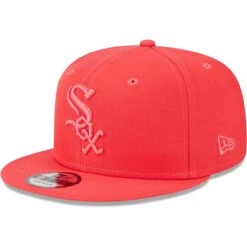 Men's Chicago White Sox New Era Red Spring Color Basic 9FIFTY Snapback Hat