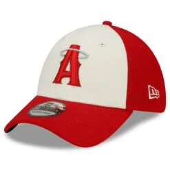 Men's Los Angeles Angels New Era Red 2022 City Connect 39THIRTY Flex Hat