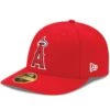 Men's Los Angeles Angels New Era Red Alt Authentic Collection On-Field Low Profile 59FIFTY Fitted Hat -CapNation Shop mens new era red los angeles angels alt authentic collection on field low profile 59fifty fitted hat pi3006000 altimages ff 3006159alt1 full