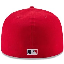 Men's Los Angeles Angels New Era Red Game Authentic Collection On-Field 59FIFTY Fitted Hat -CapNation Shop mens new era red los angeles angels game authentic collection on field 59fifty fitted hat pi3005000 altimages ff 3005692alt4 full