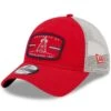 Men's Los Angeles Angels New Era Red Property Trucker 9TWENTY Snapback Hat -CapNation Shop mens new era red los angeles angels property trucker 9twenty snapback hat ss5 p 5002963pv 1u rzjvh0wgf7yhwx3h7getv 6hy15hfaiozfjzy2trju