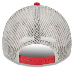 Men's Los Angeles Angels New Era Red Property Trucker 9TWENTY Snapback Hat -CapNation Shop mens new era red los angeles angels property trucker 9twenty snapback hat ss5 p 5002963pv 4u rzjvh0wgf7yhwx3h7getv yyvrlczu593hdunesx9d