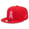 Men's Los Angeles Angels New Era Red Purple Undervisor 59FIFTY Fitted Hat -CapNation Shop mens new era red los angeles angels purple undervisor 59fifty fitted hat pi4582000 altimages ff 4582725 3cfb0a80047283995c1falt1 full