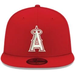 Men's Los Angeles Angels New Era Red White Logo 59FIFTY Fitted Hat -CapNation Shop mens new era red los angeles angels white logo 59fifty fitted hat pi4208000 altimages ff 4208728 d11c20437b3b1bbd9847alt2 full