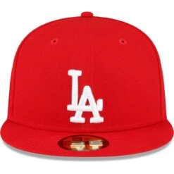 Men's Los Angeles Dodgers New Era Red Sidepatch 59FIFTY Fitted Hat -CapNation Shop mens new era red los angeles dodgers sidepatch 59fifty fitted hat ss5 p 200000190pv 2u yiw8kvb0rwjn6s1e8qutv baghl5aiirhukfrmlcvo