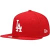 Men's Los Angeles Dodgers New Era Red White Logo 59FIFTY Fitted Hat -CapNation Shop mens new era red los angeles dodgers white logo 59fifty fitted hat pi4208000 altimages ff 4208685 186e74f9843299e0e22balt1 full