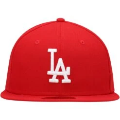 Men's Los Angeles Dodgers New Era Red White Logo 59FIFTY Fitted Hat 7 Men's Los Angeles Dodgers New Era Red White Logo 59FIFTY Fitted Hat -CapNation Shop mens new era red los angeles dodgers white logo 59fifty fitted hat pi4208000 altimages ff 4208685 186e74f9843299e0e22balt2 full