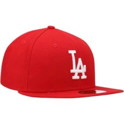 Men's Los Angeles Dodgers New Era Red White Logo 59FIFTY Fitted Hat 8 Men's Los Angeles Dodgers New Era Red White Logo 59FIFTY Fitted Hat -CapNation Shop mens new era red los angeles dodgers white logo 59fifty fitted hat pi4208000 altimages ff 4208685 186e74f9843299e0e22balt3 full