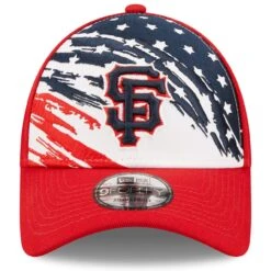 Men's San Francisco Giants New Era Red 2022 4th Of July 9FORTY Snapback Adjustable Hat -CapNation Shop mens new era red san francisco giants 2022 4th of july 9forty snapback adjustable hat pi4533000 altimages ff 4533104 2a65f9d9f4d4b719b4f0alt2 full