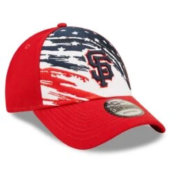 Men's San Francisco Giants New Era Red 2022 4th Of July 9FORTY Snapback Adjustable Hat -CapNation Shop mens new era red san francisco giants 2022 4th of july 9forty snapback adjustable hat pi4533000 altimages ff 4533104 2a65f9d9f4d4b719b4f0alt3 full