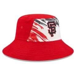 Men's San Francisco Giants New Era Red 2022 4th Of July Bucket Hat -CapNation Shop mens new era red san francisco giants 2022 4th of july bucket hat pi4533000 altimages ff 4533162 4e875f82fc53abe6d778alt3 full