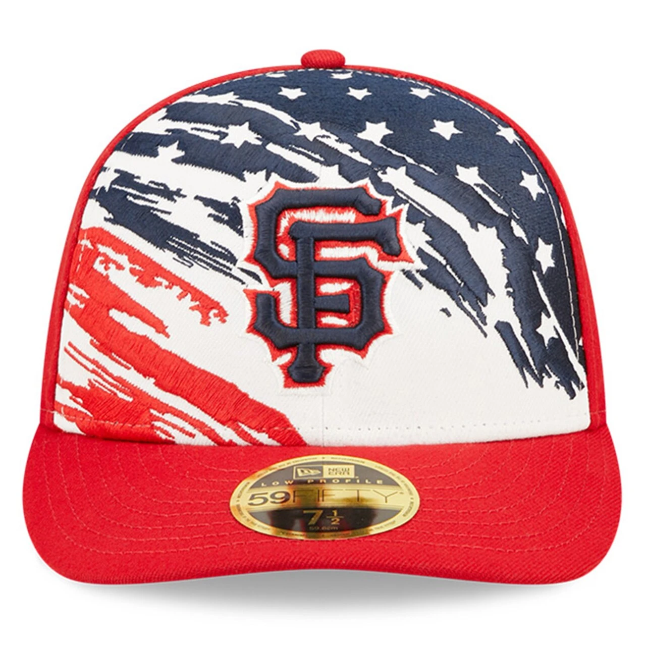 Men's San Francisco Giants New Era Red 2022 4th Of July Low Profile 59FIFTY Fitted Hat 4 Men's San Francisco Giants New Era Red 2022 4th Of July Low Profile 59FIFTY Fitted Hat - Image 2