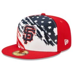 Men's San Francisco Giants New Era Red 2022 4th Of July On-Field 59FIFTY Fitted Hat