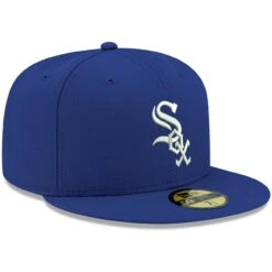 Men's Chicago White Sox New Era Royal White Logo 59FIFTY Fitted Hat -CapNation Shop mens new era royal chicago white sox white logo 59fifty fitted hat pi4208000 altimages ff 4208723 898aeaa97fef4f48a9efalt3 full