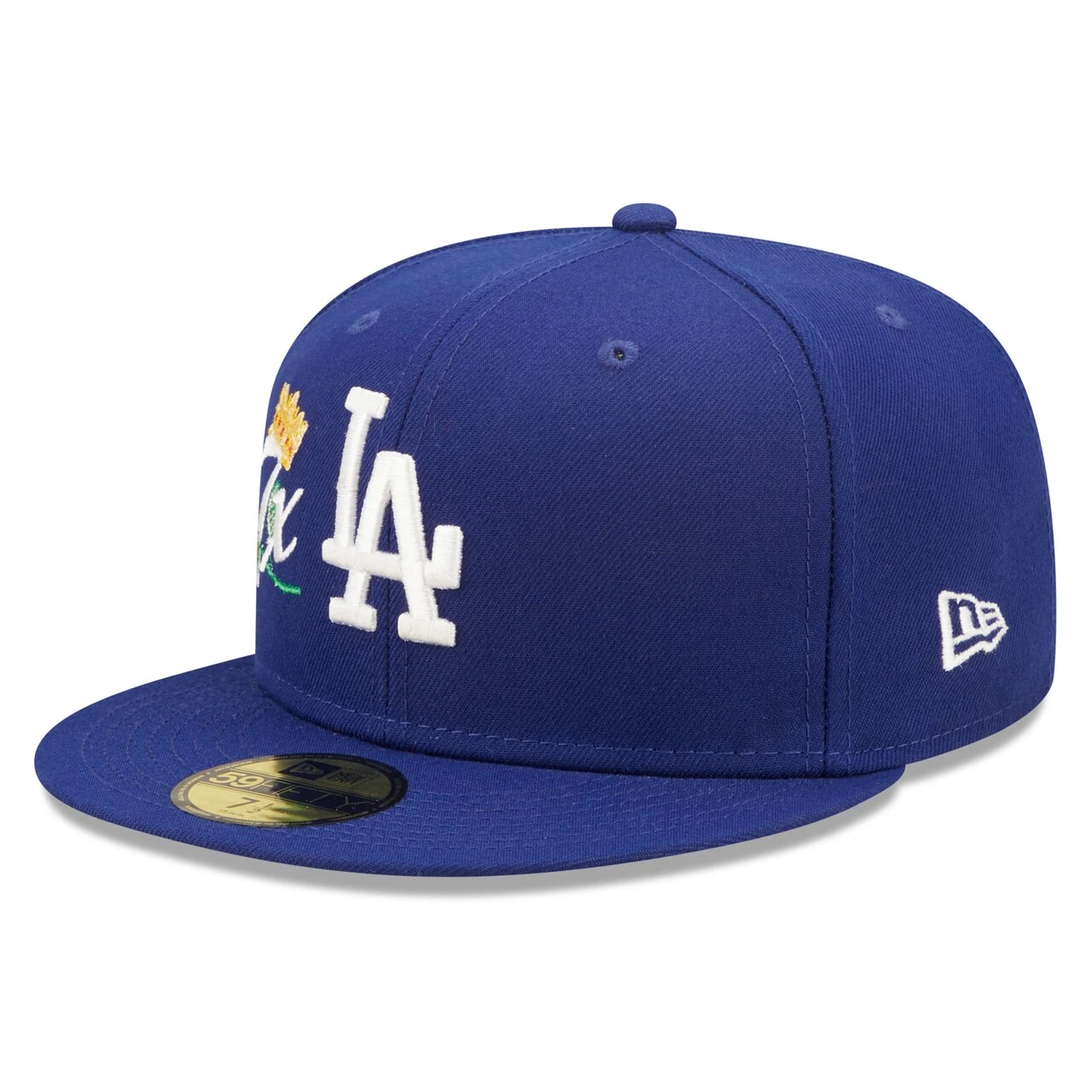 Men's Los Angeles Dodgers New Era Royal 7x World Series Champions Crown 59FIFTY Fitted Hat 5 Men's Los Angeles Dodgers New Era Royal 7x World Series Champions Crown 59FIFTY Fitted Hat - Image 3
