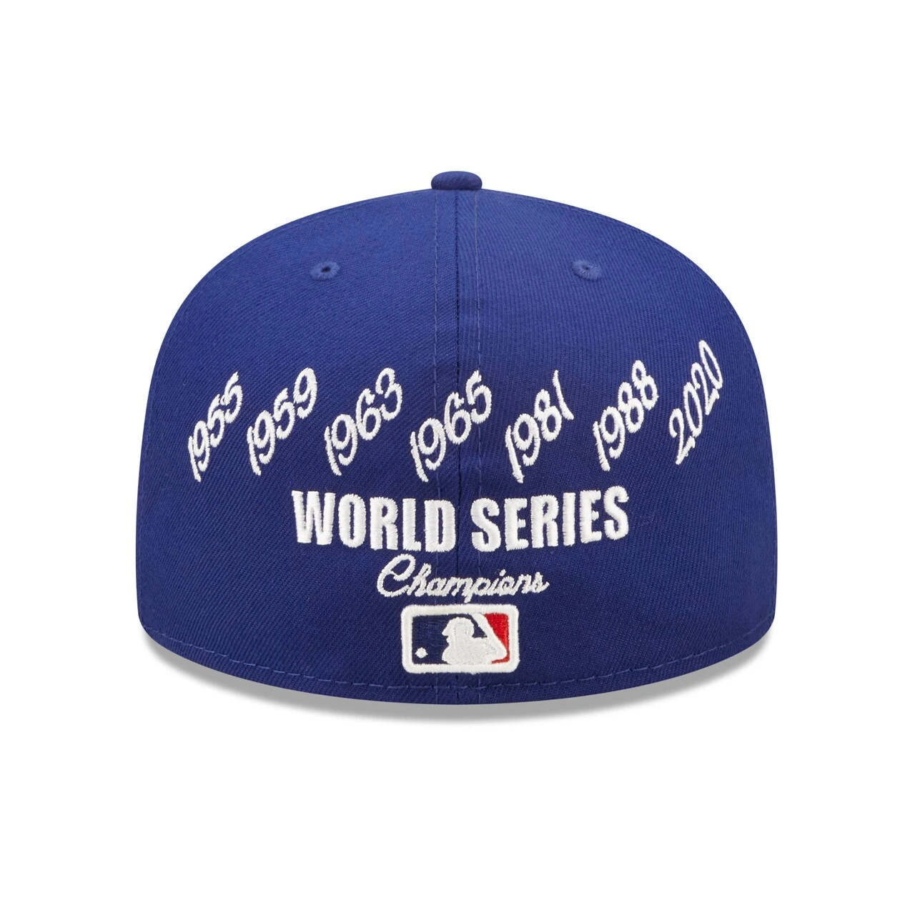 Men's Los Angeles Dodgers New Era Royal 7x World Series Champions Crown 59FIFTY Fitted Hat 6 Men's Los Angeles Dodgers New Era Royal 7x World Series Champions Crown 59FIFTY Fitted Hat - Image 4
