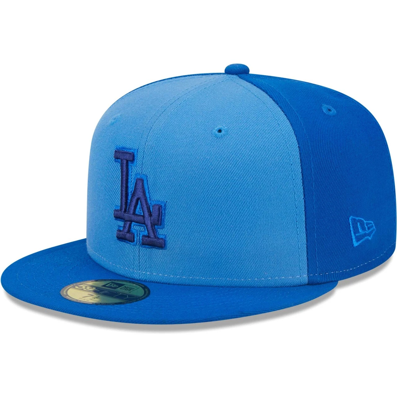 Men's Los Angeles Dodgers New Era Royal Tri-Tone 59FIFTY Fitted Hat 3 Men's Los Angeles Dodgers New Era Royal Tri-Tone 59FIFTY Fitted Hat