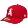 Men's Los Angeles Angels New Era Scarlet Low Profile 59FIFTY Fitted Hat -CapNation Shop mens new era scarlet los angeles angels low profile 59fifty fitted hat ss5 p 200023017pv 1u r4bdbjzy446uv4r9orwzv ktq5wcyompxodelfvdbi