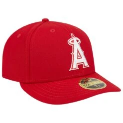 Men's Los Angeles Angels New Era Scarlet Low Profile 59FIFTY Fitted Hat -CapNation Shop mens new era scarlet los angeles angels low profile 59fifty fitted hat ss5 p 200023017pv 3u r4bdbjzy446uv4r9orwzv vwawfcyxn8cbgrqxnwww