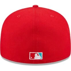 Men's Los Angeles Dodgers New Era Scarlet 60th Anniversary Teal Undervisor 59FIFTY Fitted Hat -CapNation Shop mens new era scarlet los angeles dodgers 60th anniversary teal undervisor 59fifty fitted hat pi4694000 altimages ff 4694105 2b1f64ad4eeb38de1219alt4 full