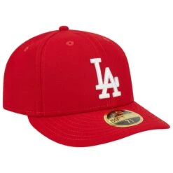 Men's Los Angeles Dodgers New Era Scarlet Low Profile 59FIFTY Fitted Hat -CapNation Shop mens new era scarlet los angeles dodgers low profile 59fifty fitted hat ss5 p 200023018pv 3u lplhboxrgvddpz6ksxozv 1epnnjflph4r1u7f8qme