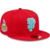 Men's San Francisco Giants New Era Scarlet 2012 World Series Teal Undervisor 59FIFTY Fitted Hat -CapNation Shop mens new era scarlet san francisco giants 2012 world series teal undervisor 59fifty fitted hat pi4694000 altimages ff 4694088 7407f0802782bdb97267alt1 full