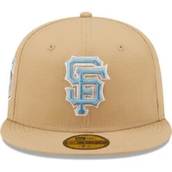 Men's San Francisco Giants New Era Tan 2010 World Series Champions Sky Blue Undervisor 59FIFTY Fitted Hat -CapNation Shop mens new era tan san francisco giants 2010 world series champions sky blue undervisor 59fifty fitted hat ss5 p 4734534pv 2u 77bb7pvuivngxfay6qsfv ccvrbrxtshla8etrsgpb