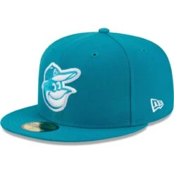 Men's Baltimore Orioles New Era Turquoise 59FIFTY Fitted Hat