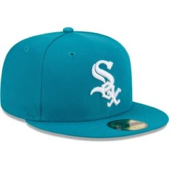 Men's Chicago White Sox New Era Turquoise 59FIFTY Fitted Hat -CapNation Shop mens new era turquoise chicago white sox 59fifty fitted hat ss5 p 4919277pv 3u glrxpiu9hzxwgzhhai44v rlxdikxgze4tlr5v7mbx