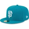 Men's San Francisco Giants New Era Turquoise 59FIFTY Fitted Hat -CapNation Shop mens new era turquoise san francisco giants 59fifty fitted hat ss5 p 4919293pv 1u gimyzfbk8vnqowgpbuxhv 9hhomp3zngokmwzsbxgl