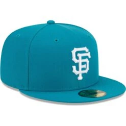 Men's San Francisco Giants New Era Turquoise 59FIFTY Fitted Hat -CapNation Shop mens new era turquoise san francisco giants 59fifty fitted hat ss5 p 4919293pv 3u gimyzfbk8vnqowgpbuxhv patv78h5nfsw346a7tzm