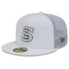 Men's Chicago White Sox New Era White 2022 Batting Practice 59FIFTY Fitted Hat -CapNation Shop mens new era white chicago white sox 2022 batting practice 59fifty fitted hat pi4418000 altimages ff 4418659 f91a278597e8e87423f9alt1 full