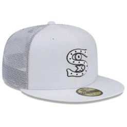 Men's Chicago White Sox New Era White 2022 Batting Practice 59FIFTY Fitted Hat -CapNation Shop mens new era white chicago white sox 2022 batting practice 59fifty fitted hat pi4418000 altimages ff 4418659 f91a278597e8e87423f9alt3 full