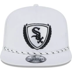 Men's Chicago White Sox New Era White Golfer Tee 9FIFTY Snapback Hat -CapNation Shop mens new era white chicago white sox golfer tee 9fifty snapback hat ss5 p 5001424pv 2u mvrlinld7w2cmxbwn2b0v 5rhww88skyccncsnal03