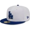 Men's Los Angeles Dodgers New Era White Optic 59FIFTY Fitted Hat -CapNation Shop mens new era white los angeles dodgers optic 59fifty fitted hat ss5 p 200023145pv 1u nnuzl2el61kjaswd2lhwv jkqlz6d3viqep38nd6ys