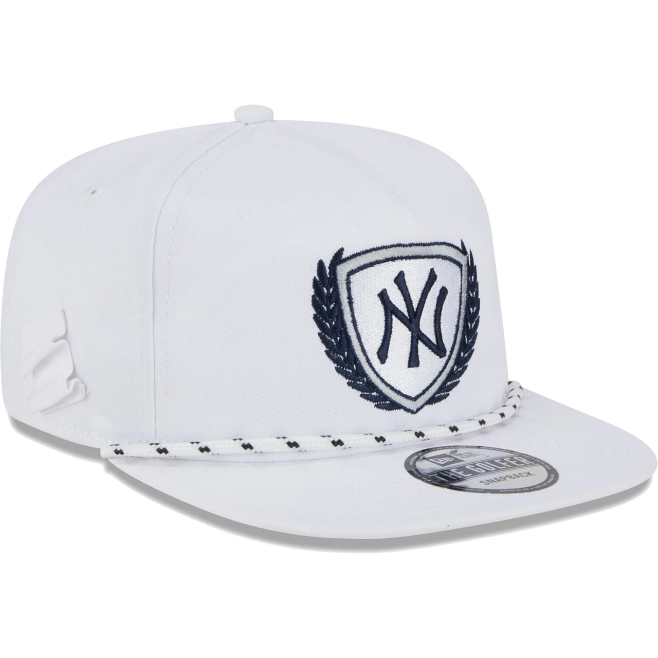 Men's New York Yankees New Era White Golfer Tee 9FIFTY Snapback Hat 3 Men's New York Yankees New Era White Golfer Tee 9FIFTY Snapback Hat