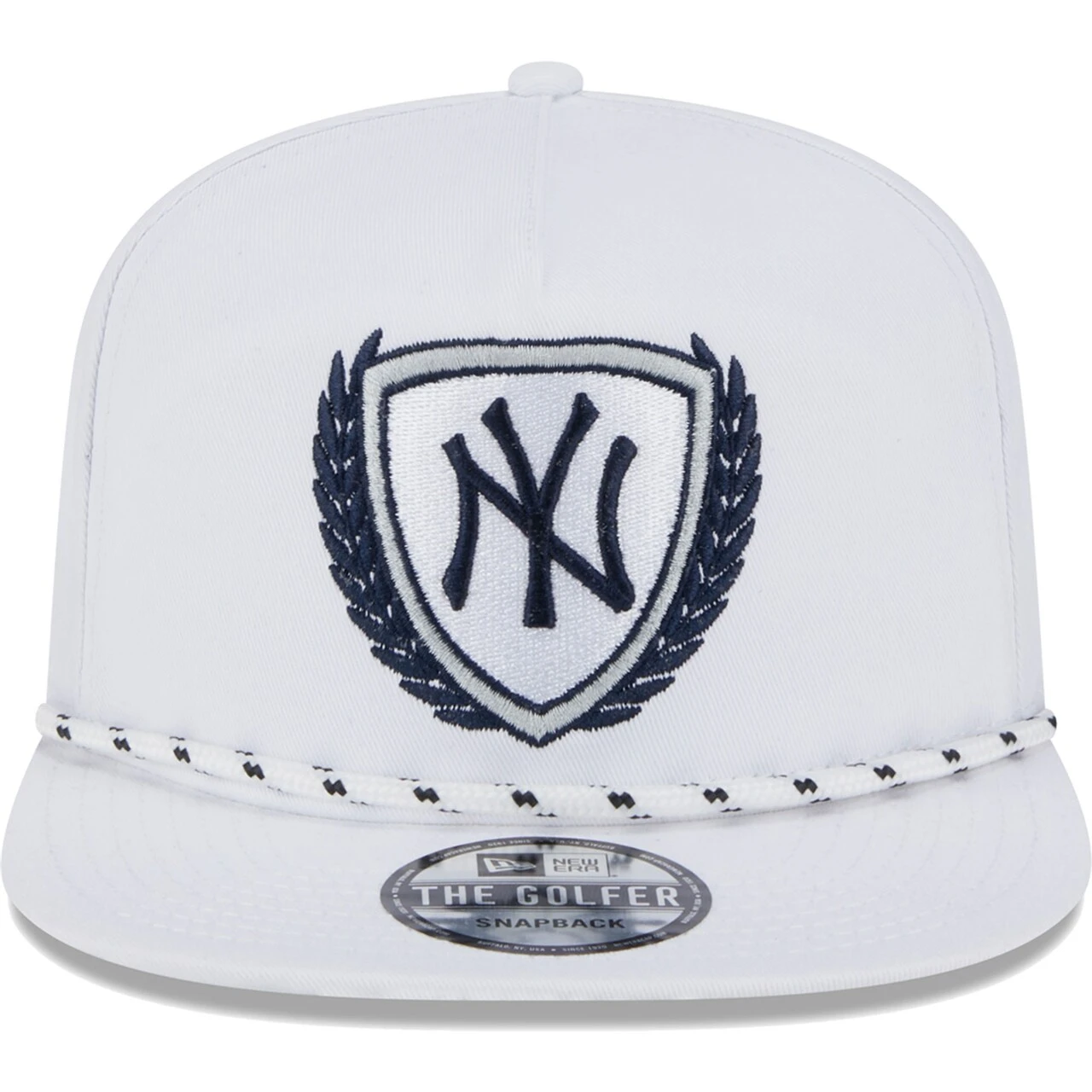 Men's New York Yankees New Era White Golfer Tee 9FIFTY Snapback Hat 4 Men's New York Yankees New Era White Golfer Tee 9FIFTY Snapback Hat - Image 2