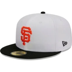 Men's San Francisco Giants New Era White Optic 59FIFTY Fitted Hat
